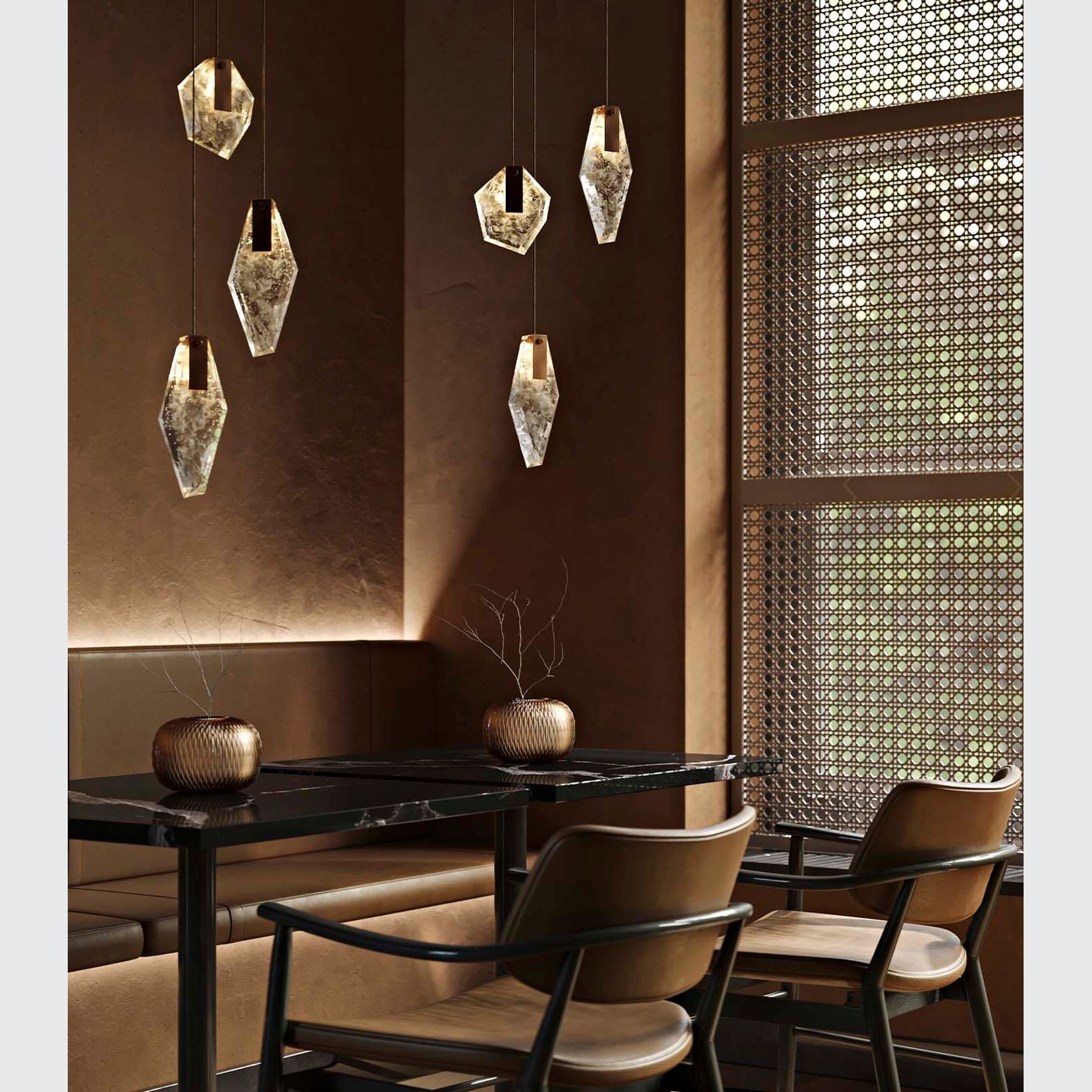 Fragments Long Pendant Light gallery detail image