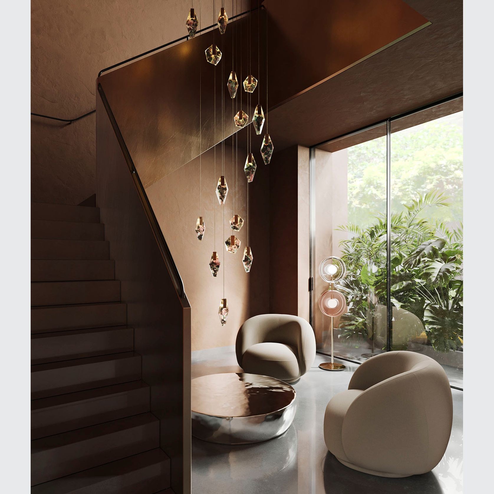 Fragments Short Pendant Light gallery detail image