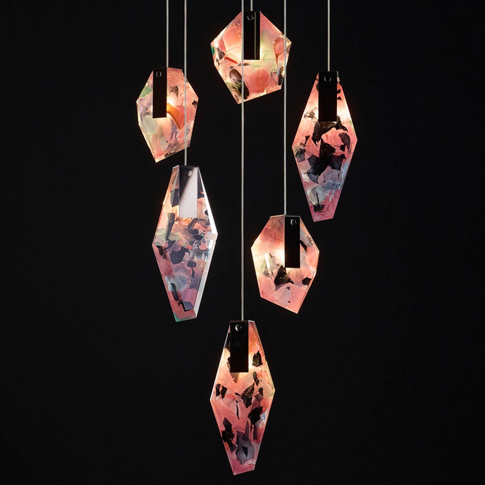 Fragments Long Pendant Light gallery detail image