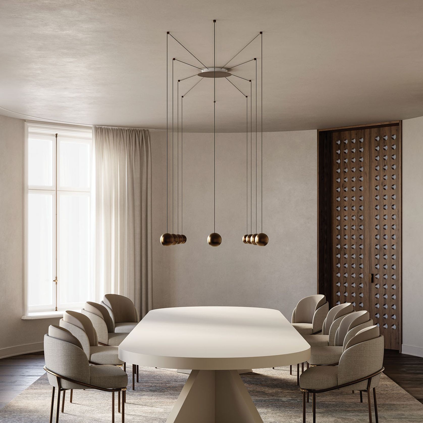 Groove Cluster Pendant Light gallery detail image