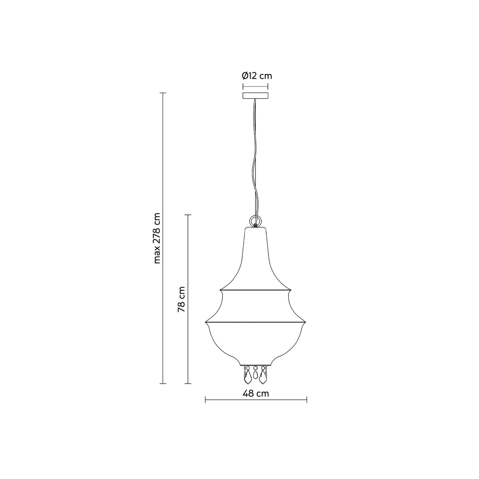 Lady D Pendant Light gallery detail image