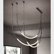 Leda 3lt Curve Pendant Light gallery detail image