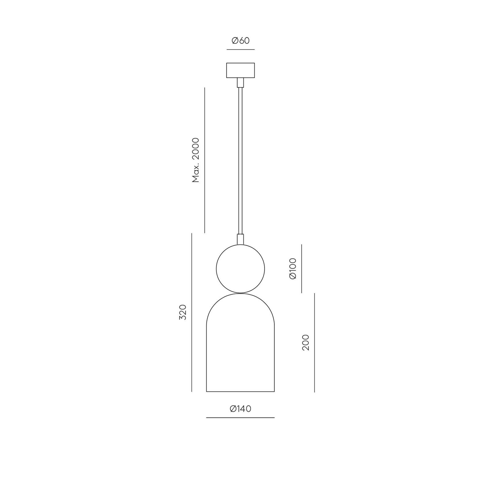 Bell Copo Pendant Light gallery detail image