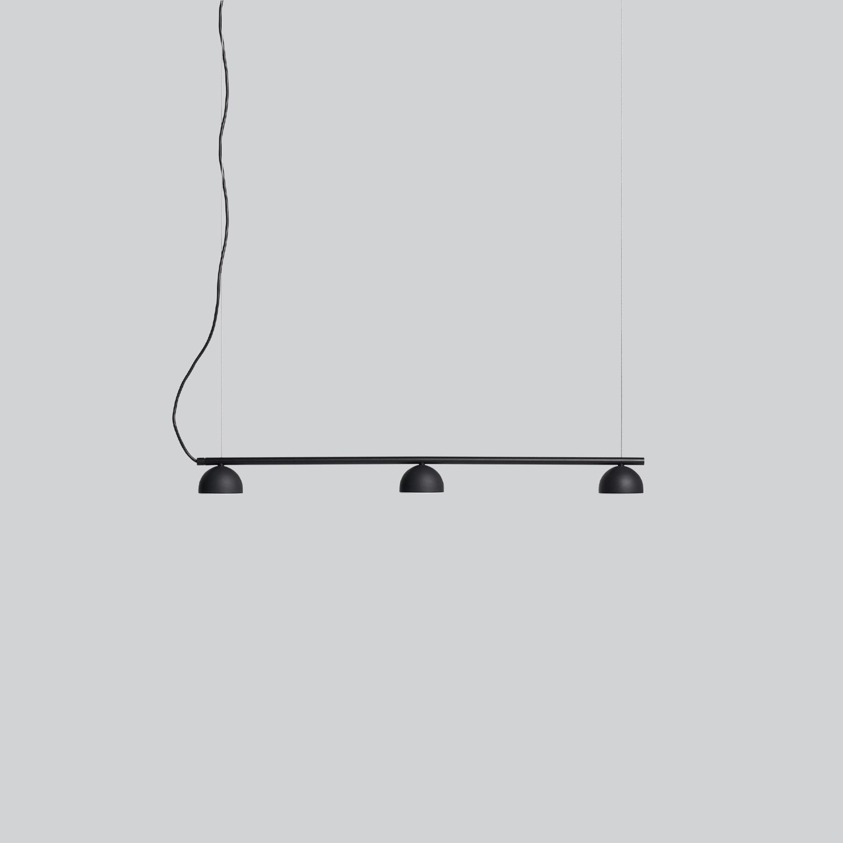 Blush Rail 3lt Pendant Light gallery detail image