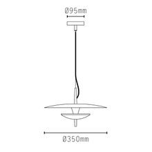 Luna Capiz Pendant Light gallery detail image