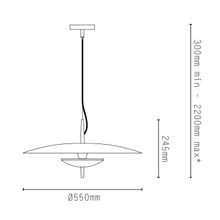 Luna Capiz Pendant Light gallery detail image