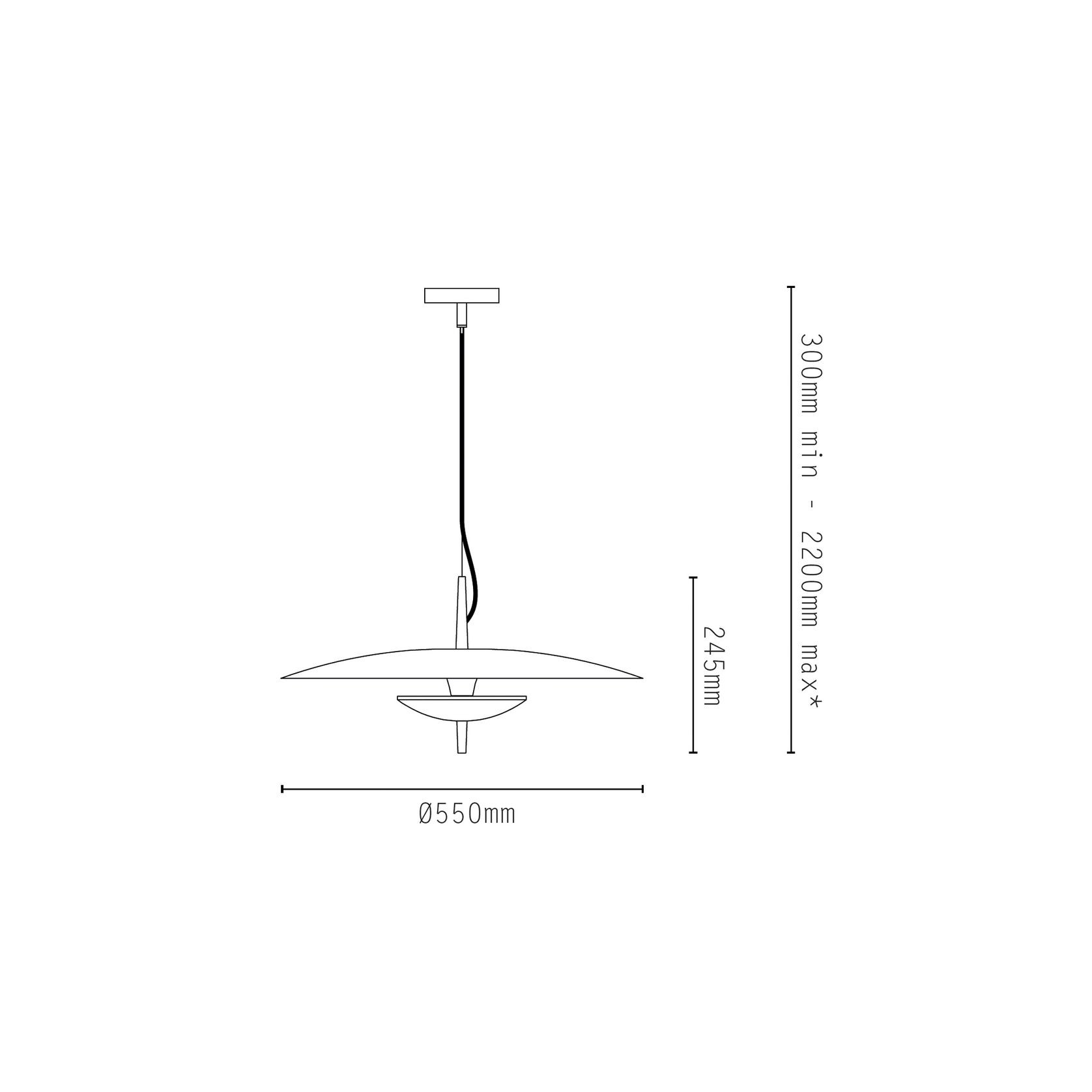 Luna Capiz Pendant Light gallery detail image