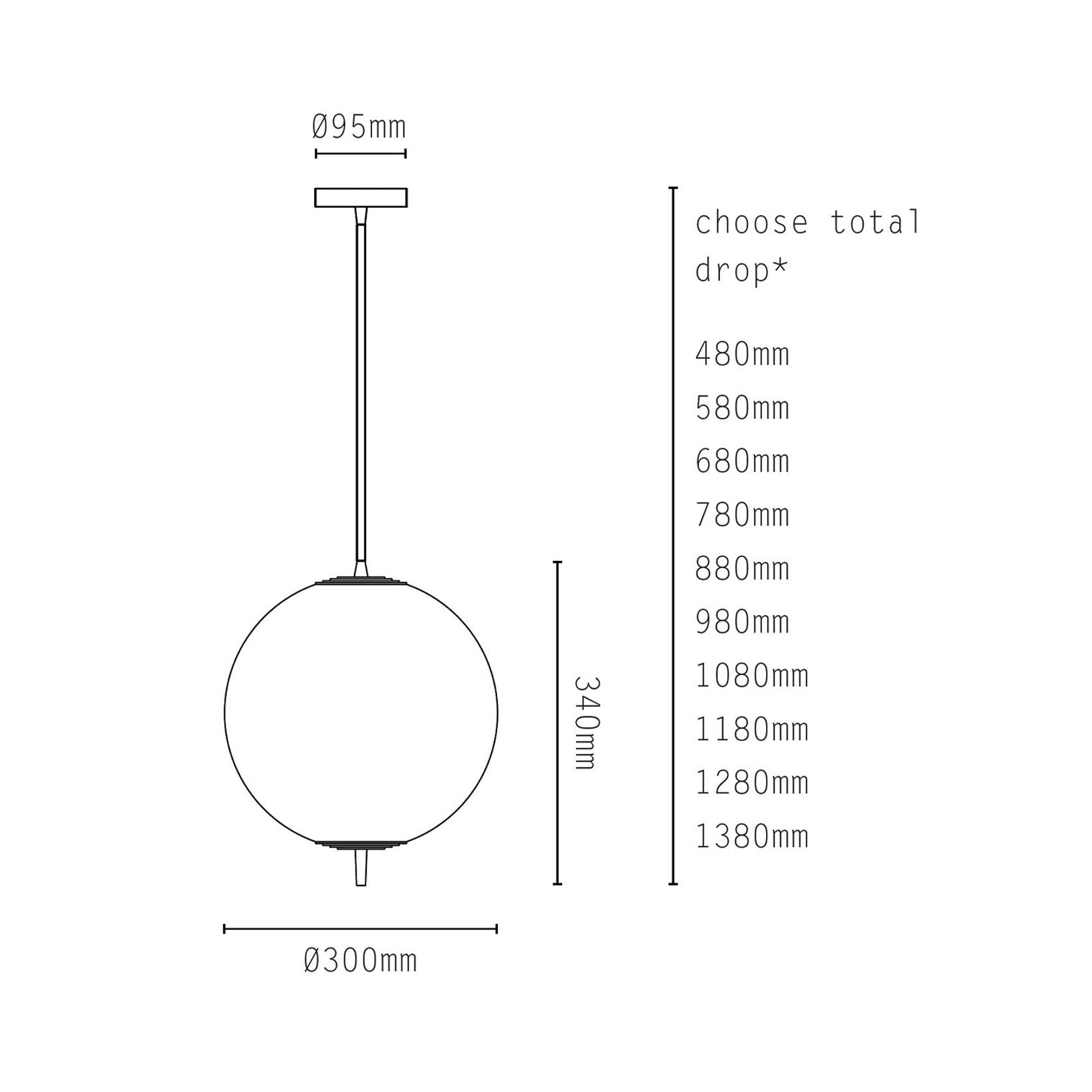 Nova Globe Pendant Light gallery detail image