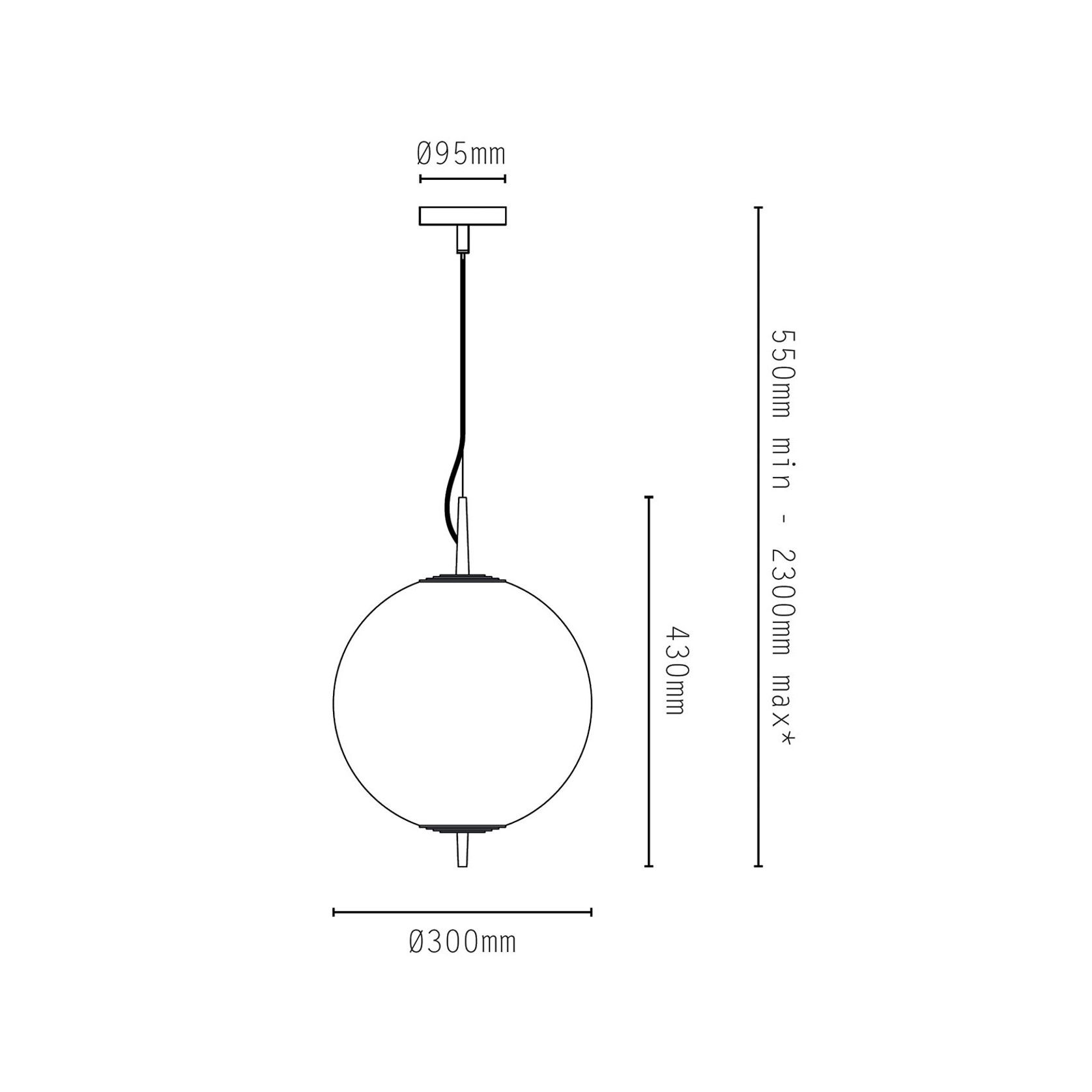 Nova Globe Pendant Light gallery detail image