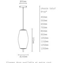 Nova Slim Pendant Light gallery detail image