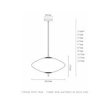 Nova Wide Pendant Light gallery detail image