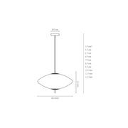 Nova Wide Pendant Light gallery detail image