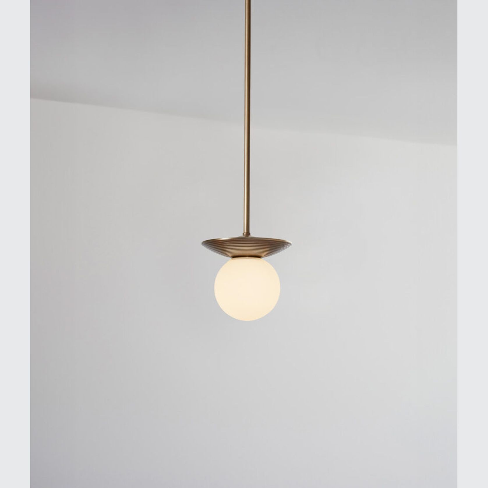 Orbit Brass Pendant Light gallery detail image