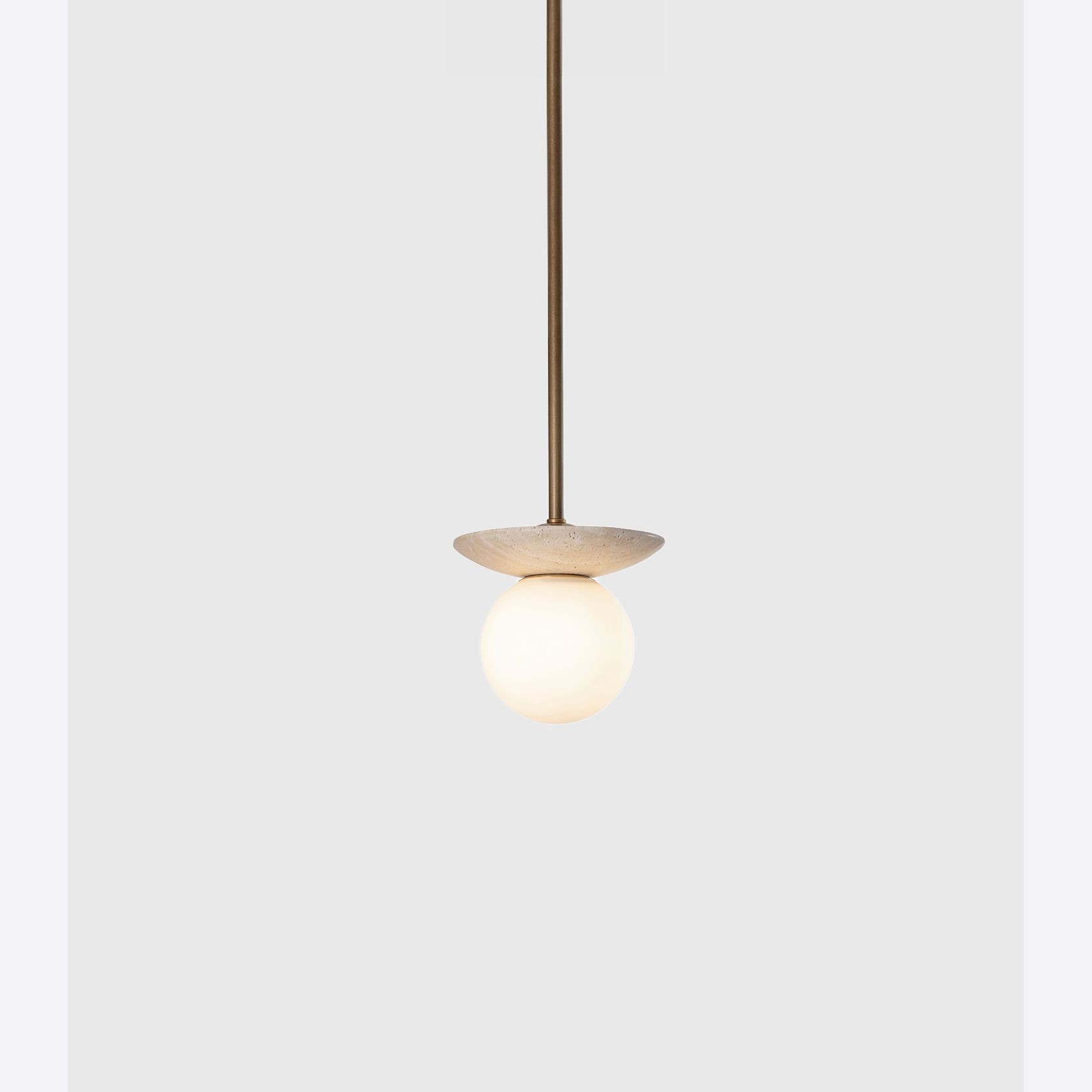 Orbit Stone Pendant Light gallery detail image