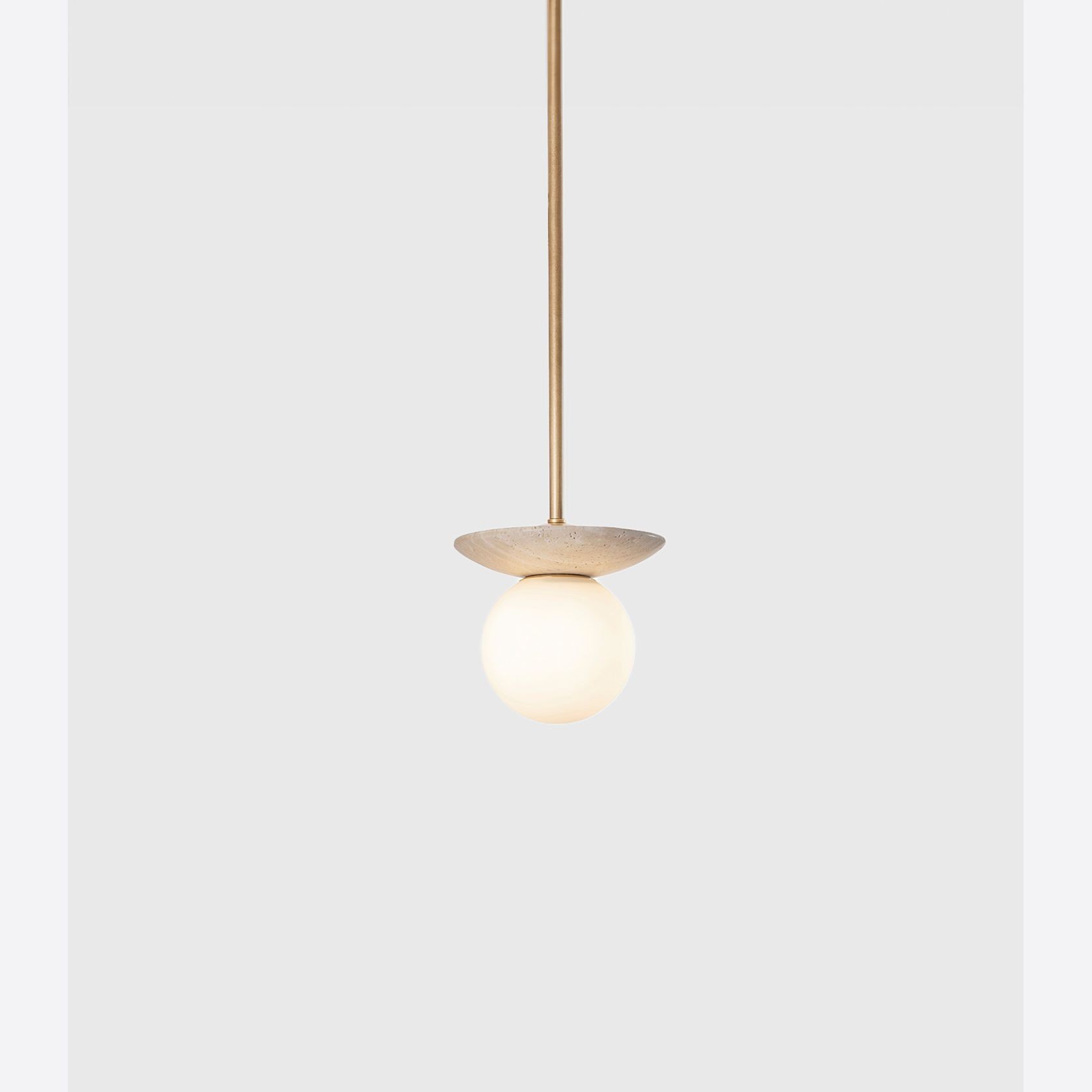 Orbit Stone Pendant Light gallery detail image