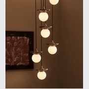 Orbit Stone 6lt Pendant Light gallery detail image