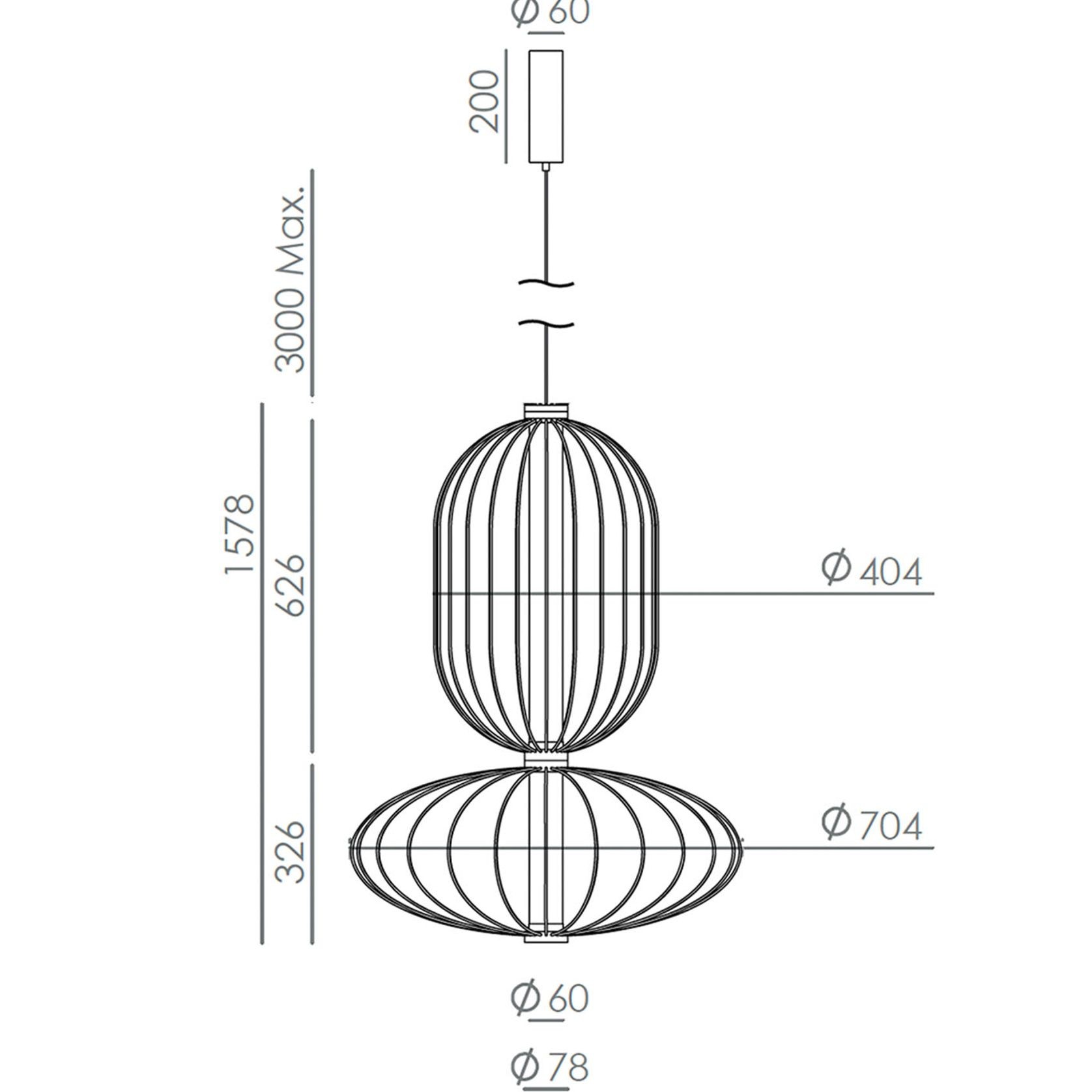 Pepo Brass Pendant Light gallery detail image