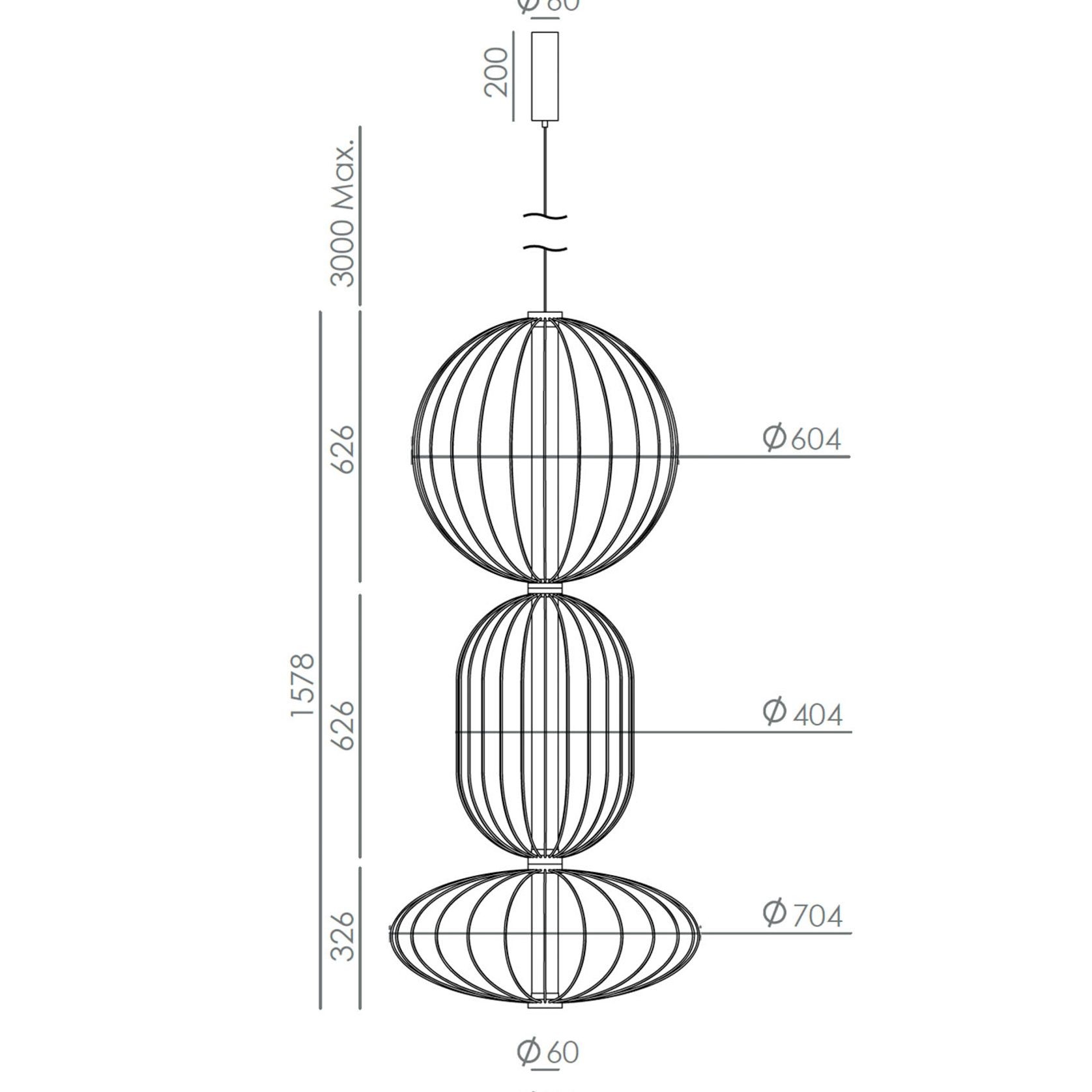 Pepo Brass Pendant Light gallery detail image