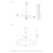 Supernova 3lt Pendant Light gallery detail image