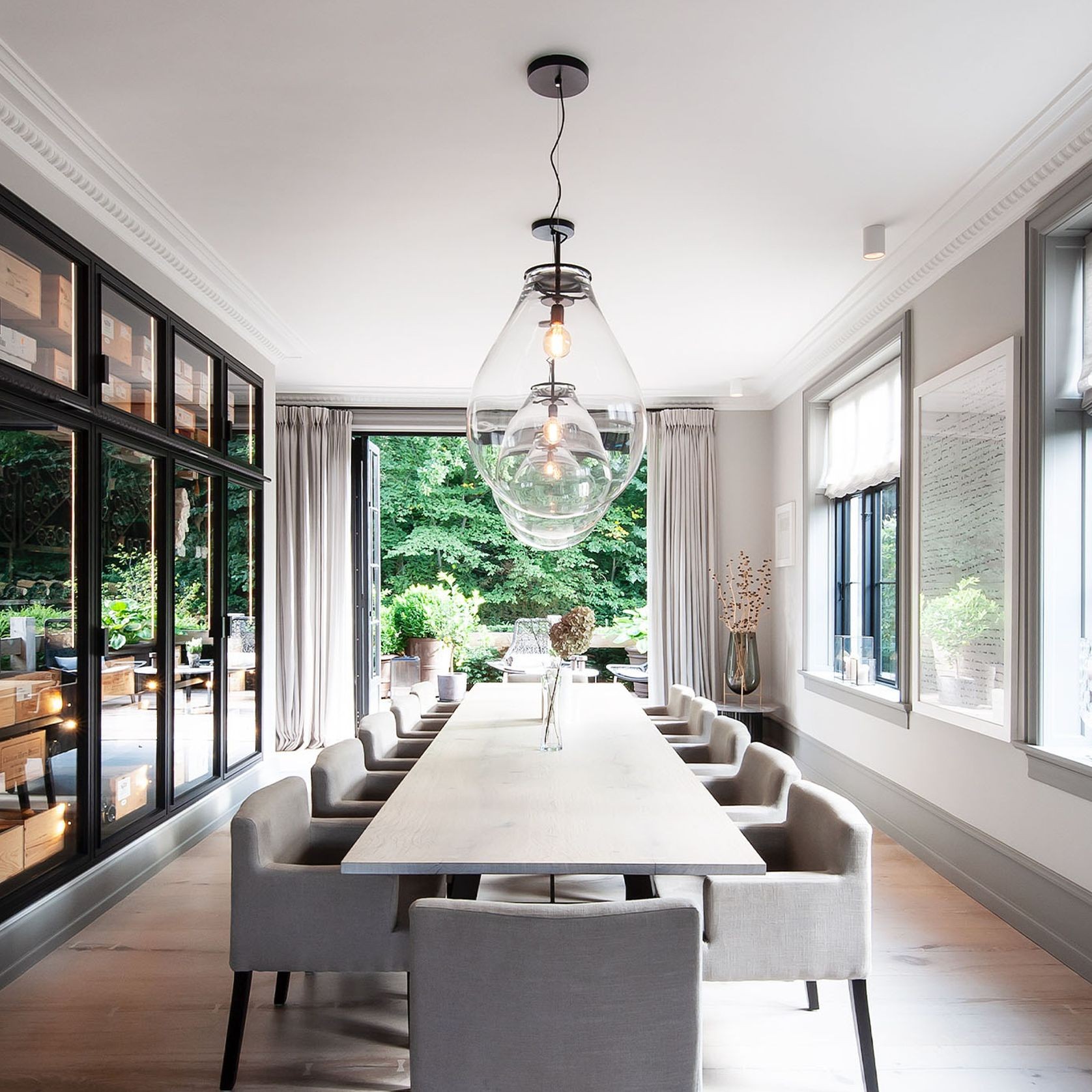 Tim Silver Pendant Light gallery detail image