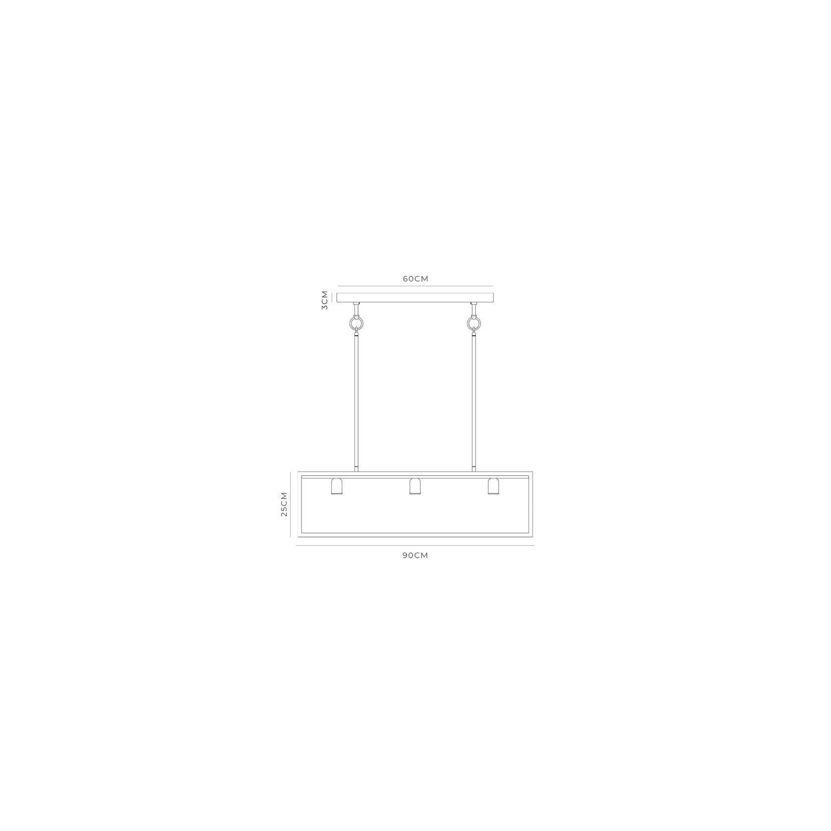 Dover Linear Pendant Light gallery detail image