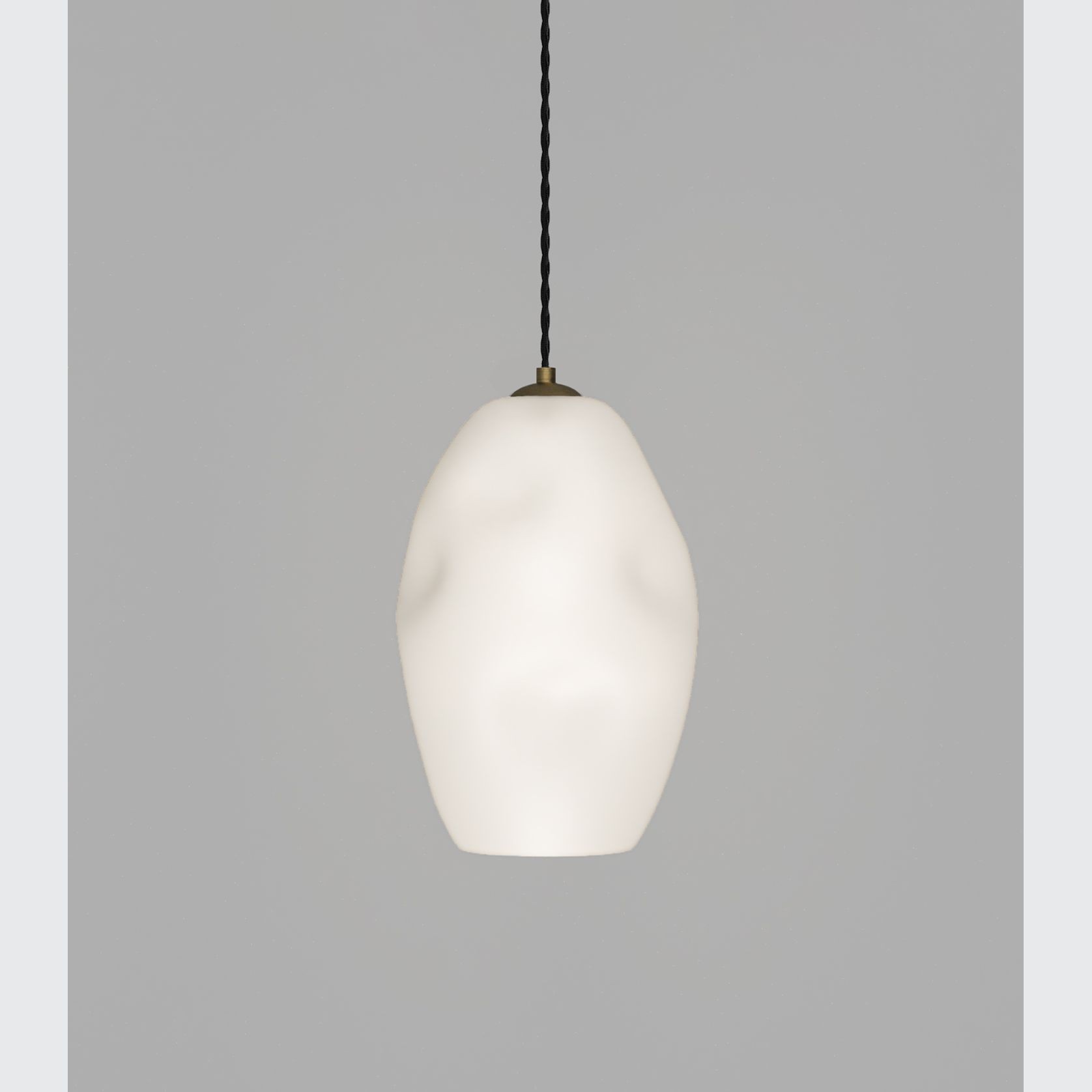Organic White Pendant Light gallery detail image