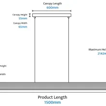 Munia Fluted Gypsum Customisable Light gallery detail image