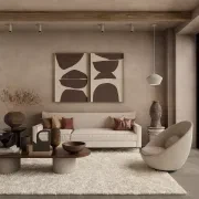 Munia Fluted Gypsum Customisable Light gallery detail image