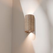 Orville Natural Travertine Light gallery detail image
