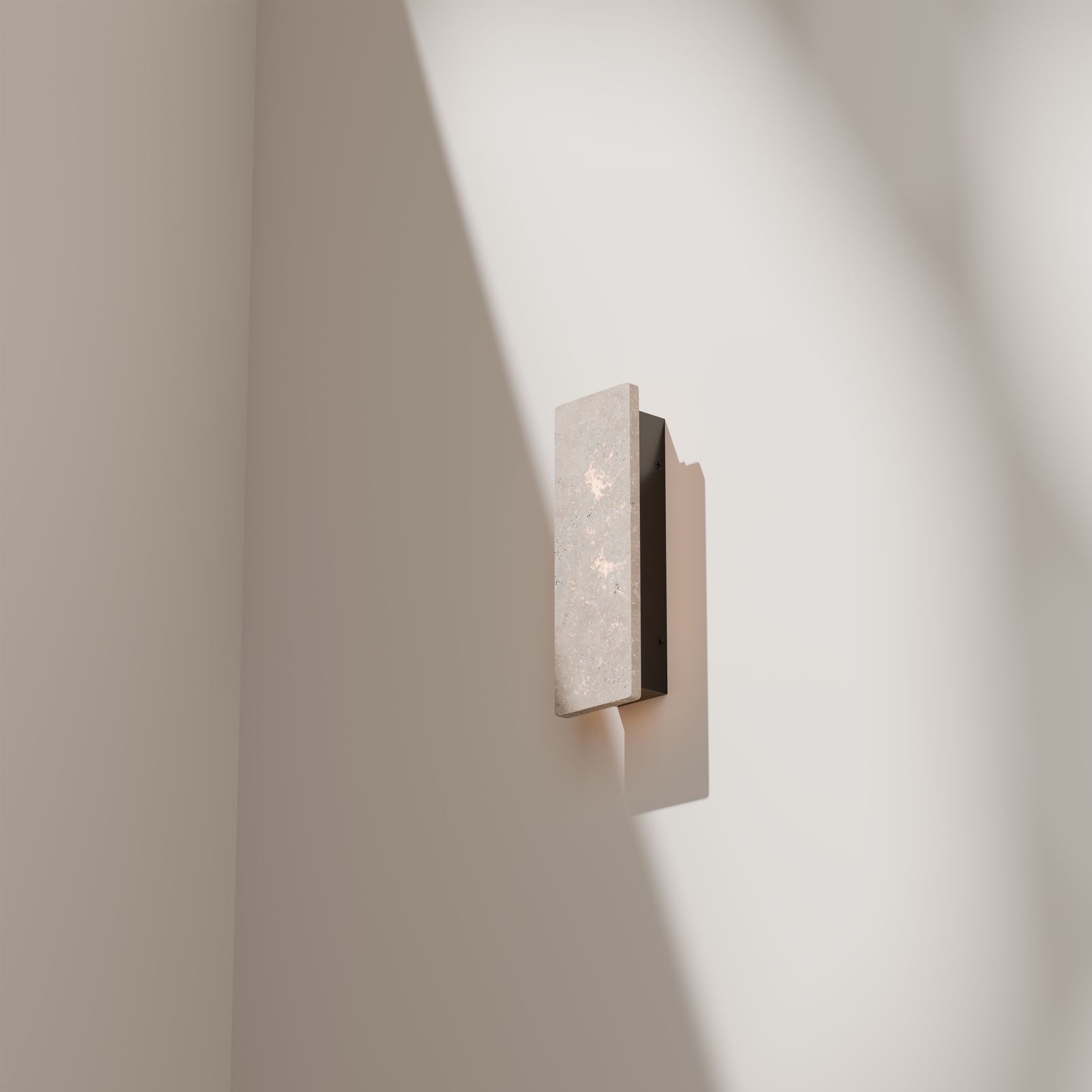 Orville Natural Travertine Light gallery detail image