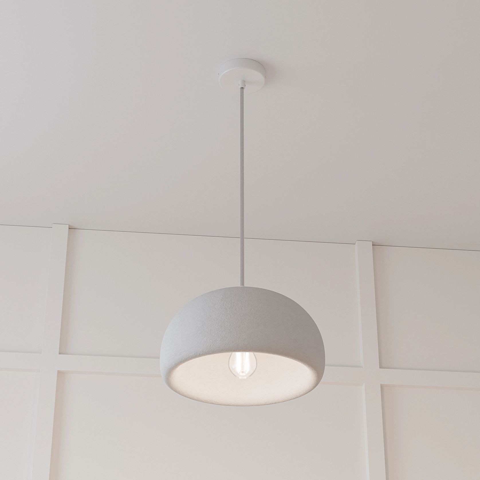 Passerine Wabi-Sabi Polymer Resin Pendant Light gallery detail image