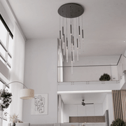 Rhea 14 Light Pencil Drop Pendant Light gallery detail image