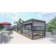 Louvred Pergola Louvre Roof Dark Grey | DTP-LR0307-GY gallery detail image