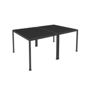 Louvred Pergola Louvre Roof Dark Grey | DTP-LR0406-GY gallery detail image