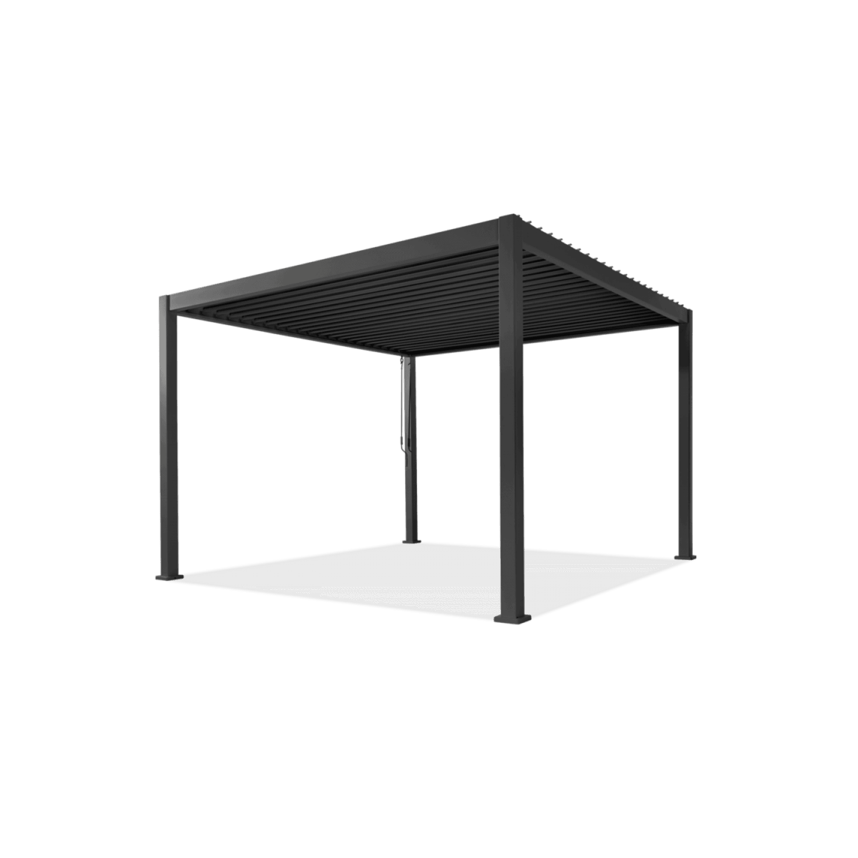 Louvred Pergola Louvre Roof Dark Grey | DTP-LR0303-GY gallery detail image