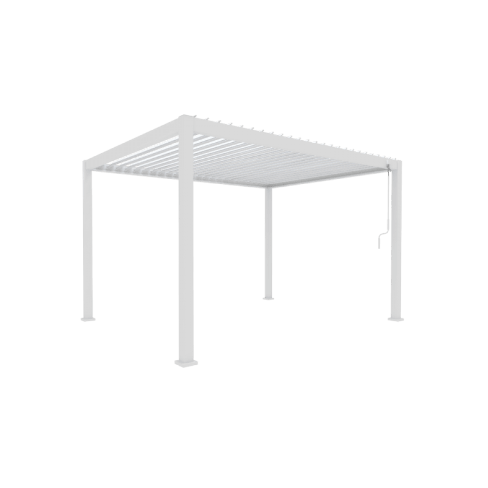 Louvred Pergola Louvre Roof White | DTP-LR0304-WH gallery detail image