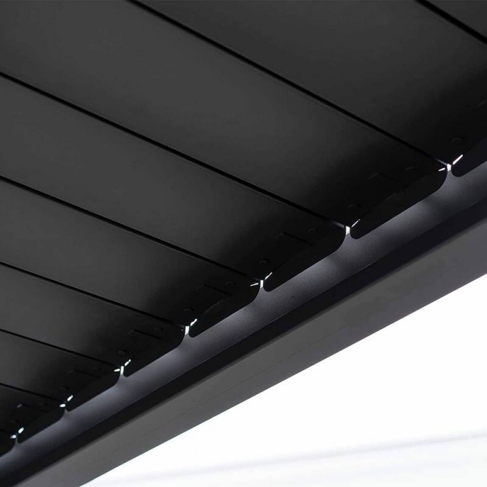 Louvred Pergola Louvre Roof Dark Grey | DTP-LR0307-GY gallery detail image