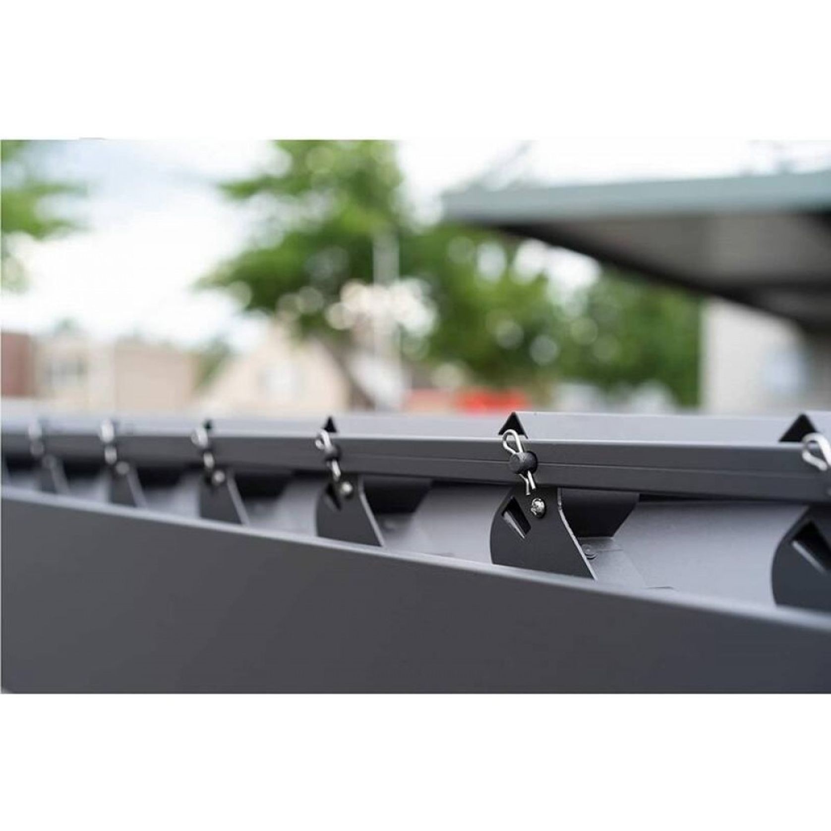 Louvred Pergola Louvre Roof Dark Grey | DTP-LR0307-GY gallery detail image