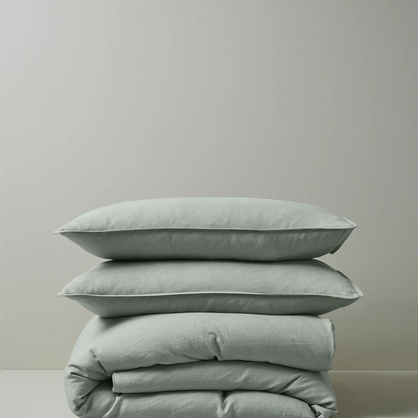 Ravello Pillowcase Pair - Sage | Standard, King, or Euro Size gallery detail image