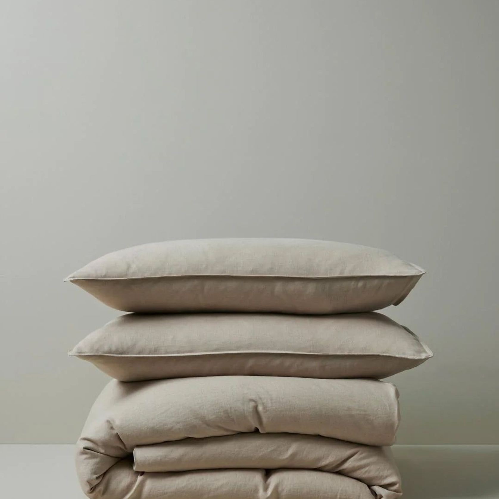 Ravello Pillowcase Pair - Shell | Standard, King or Euro Size gallery detail image