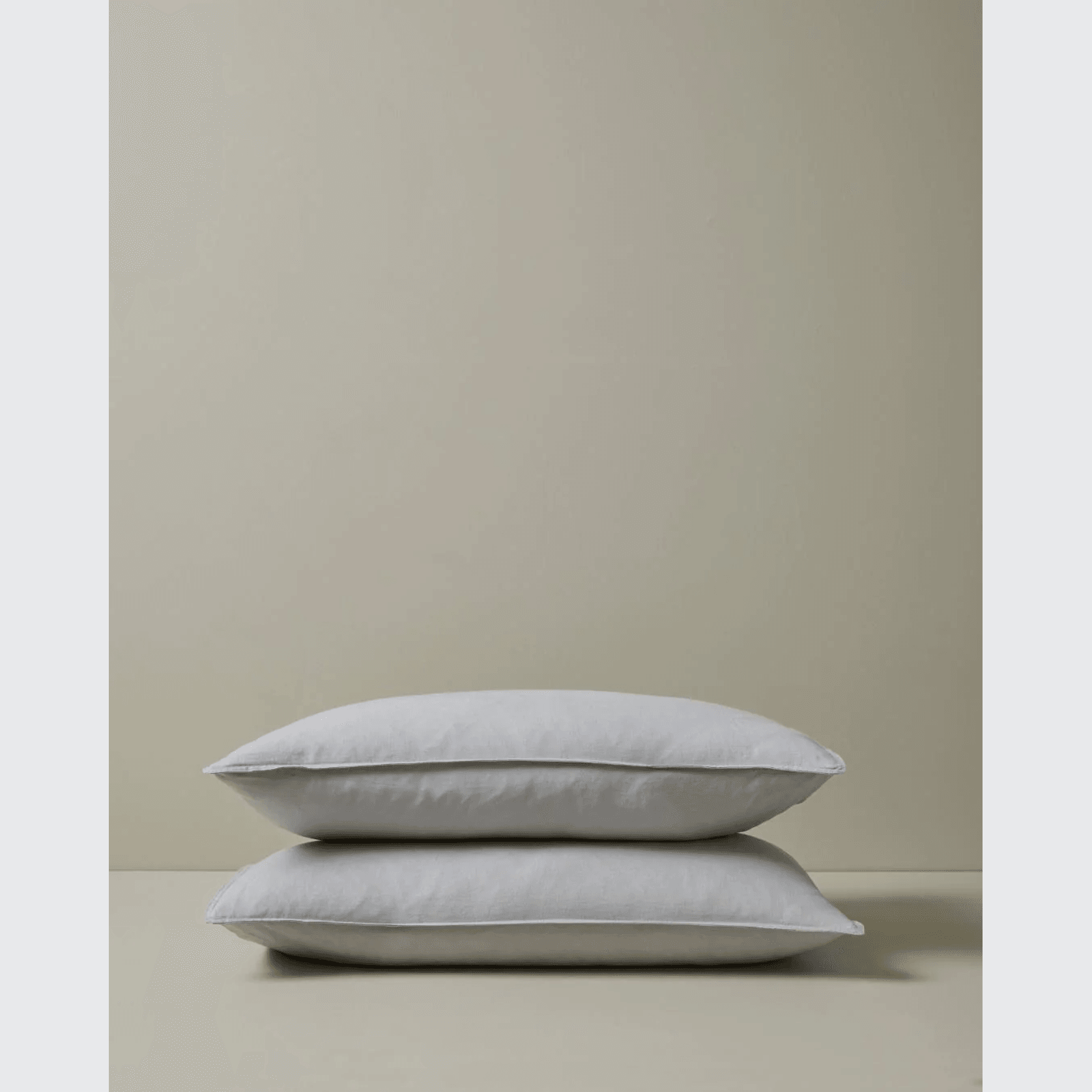 Ravello Pillowcase Pair - Silver | Standard,  King or Euro Size gallery detail image