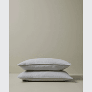 Ravello Pillowcase Pair - Silver | Standard,  King or Euro Size gallery detail image