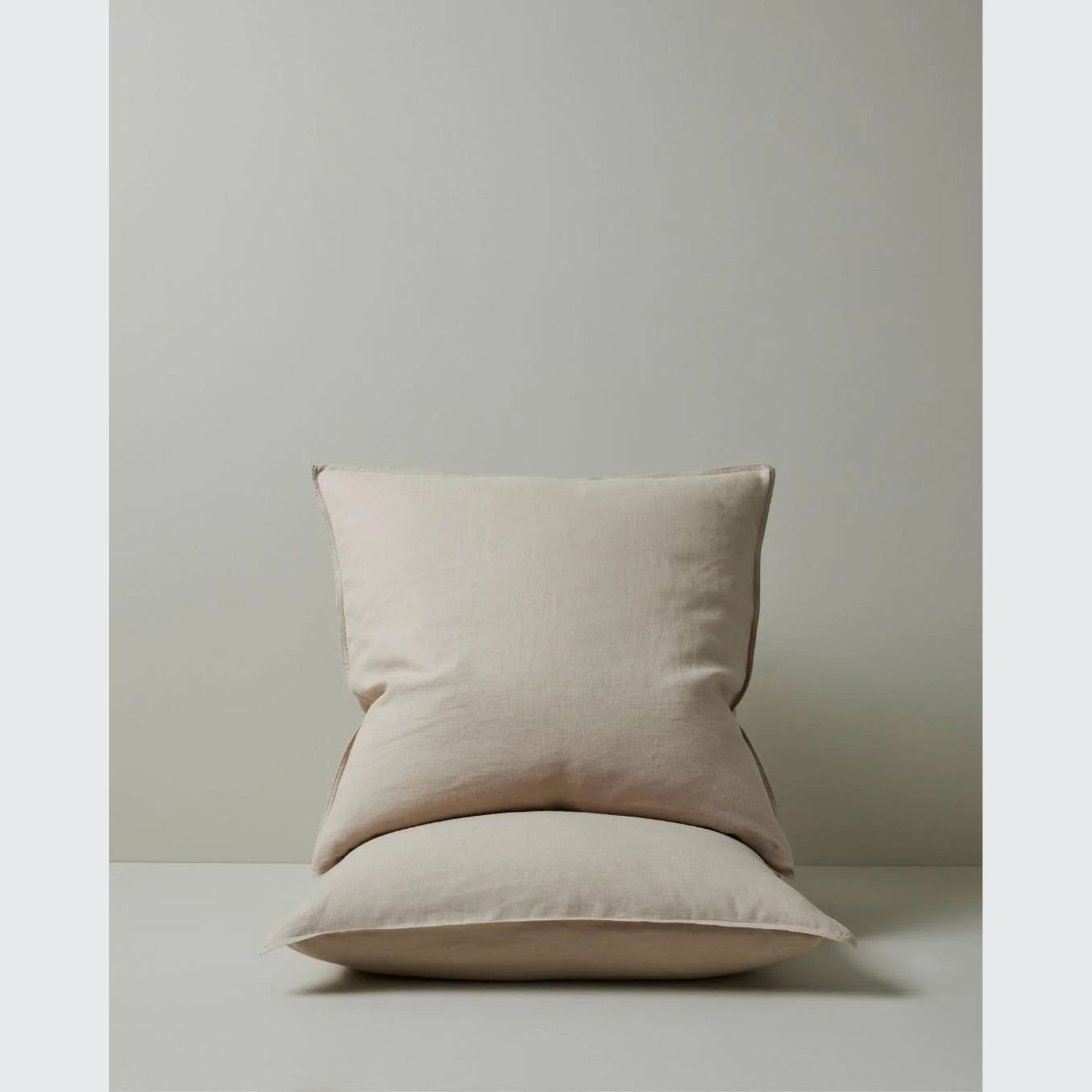 Ravello Pillowcase Pair - Shell | Standard, King or Euro Size gallery detail image