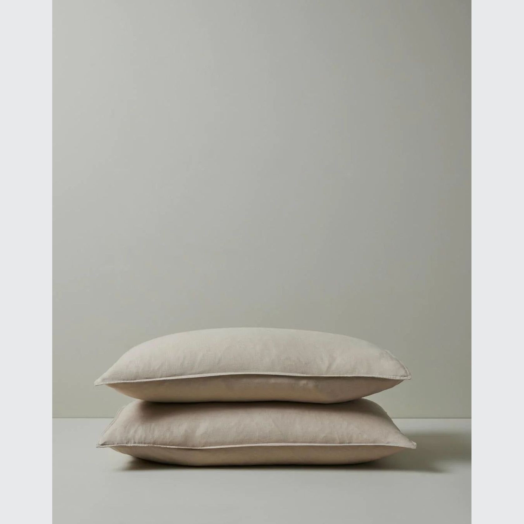 Ravello Pillowcase Pair - Shell | Standard, King or Euro Size gallery detail image