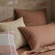 Ravello Pillowcase Pair - Biscuit | Standard, King or Euro gallery detail image