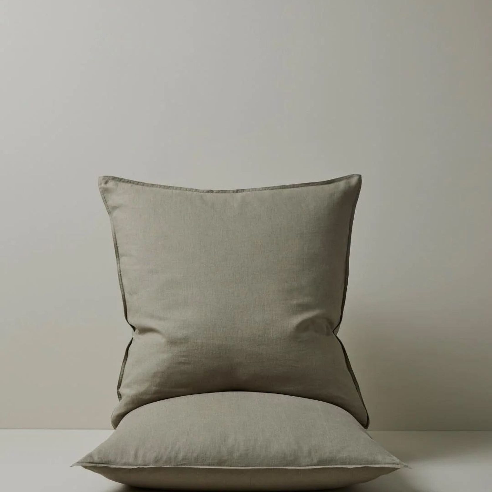 Ravello Pillowcase Pair - Caper | Standard,  King or Euro Size gallery detail image