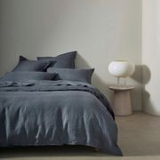 Ravello Pillowcase Pair - Denim | Standard,  King or Euro Size gallery detail image