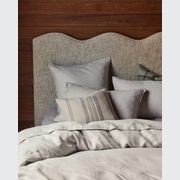 Ravello Pillowcase Pair - Silver | Standard,  King or Euro Size gallery detail image