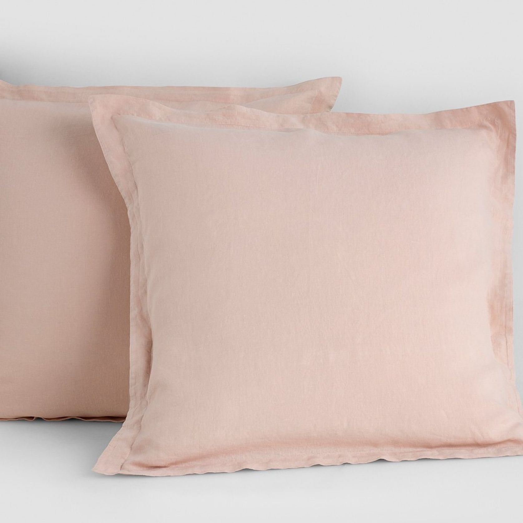Belgian Linen Tailored Pillow Cases (with flange) gallery detail image