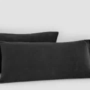Linen Pillow Cases Stone Standard Pair gallery detail image